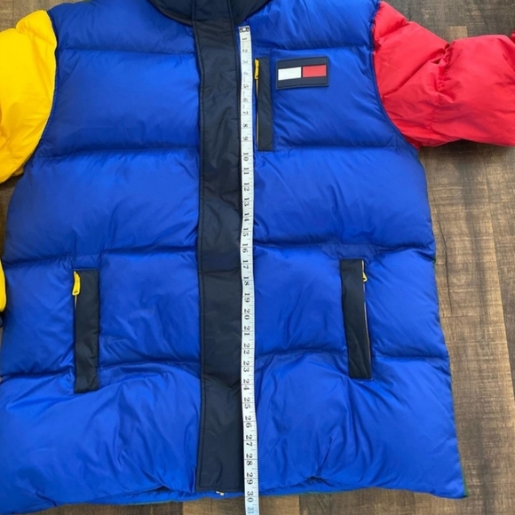 Tommy Hilfiger Wilson Colorblocked Down Puffer Jacket Size XXL - Picture 9 of 13